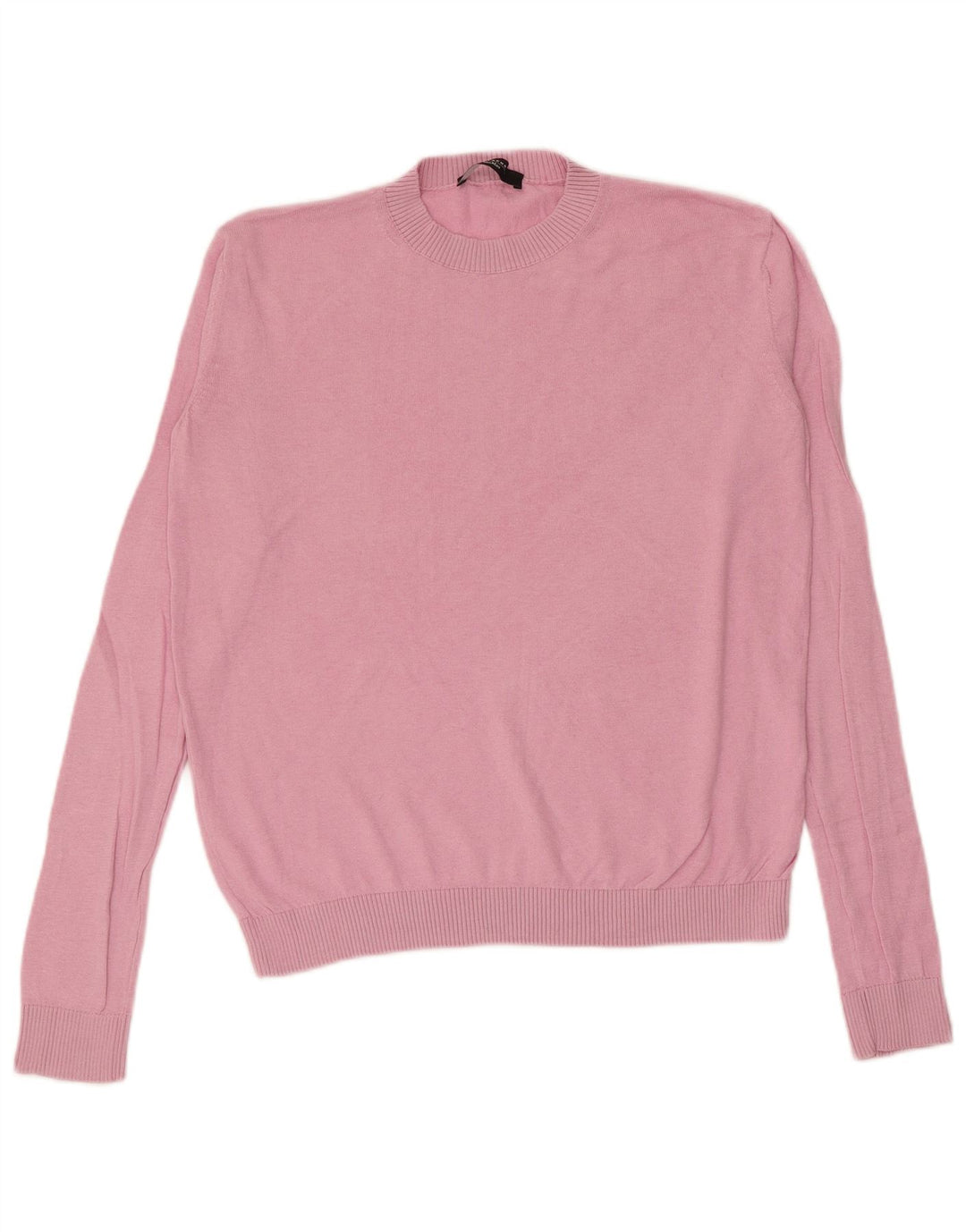 Женский джемпер с круглым вырезом Max Mara UK 14, средний розовый
