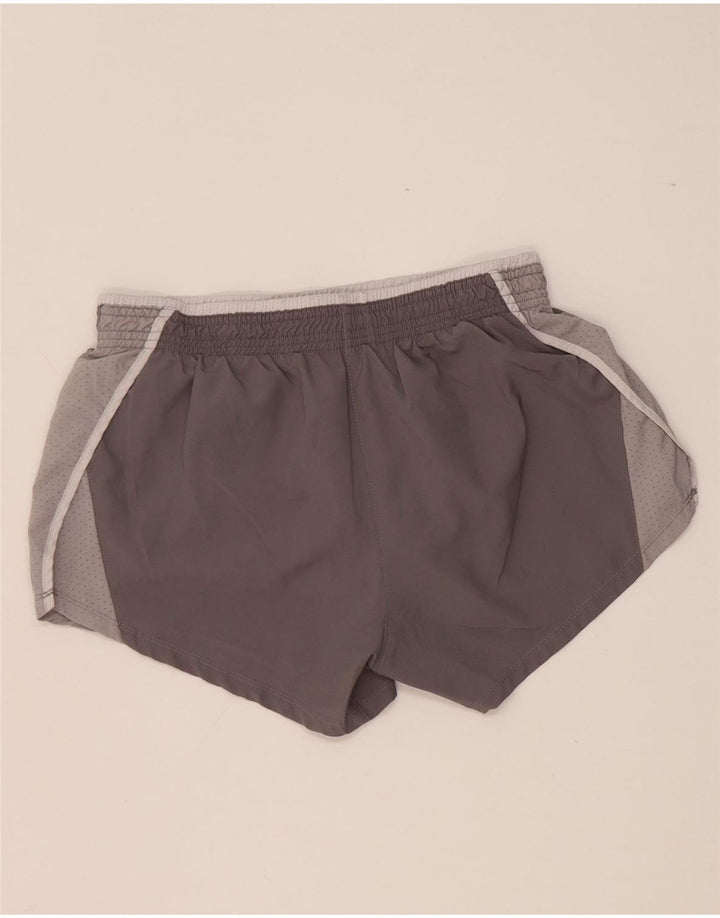 Женские спортивные шорты Nike Dri Fit UK 10, маленькие серые, полиэстер