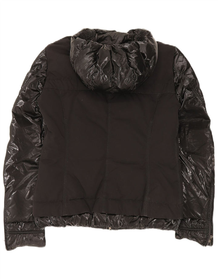 PEUTEREY Женская утепленная куртка с капюшоном IT 42 Средний Черный Полиамид