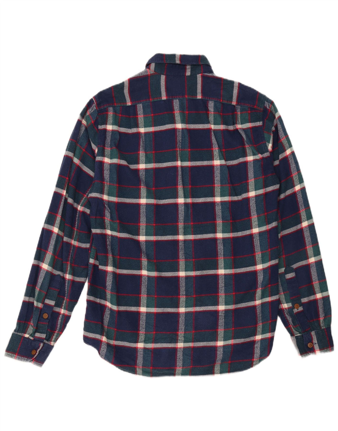 Мужская тонкая фланелевая рубашка J. CREW, маленькая, темно-синяя, хлопковая клетка