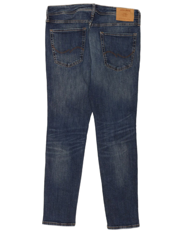 Мужские джинсы скинни Jack & Jones Liam W32 L30, синий хлопок