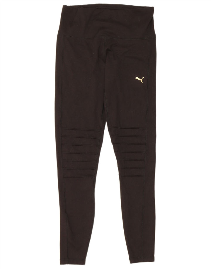 Женские леггинсы Puma UK 12, средний черный полиэстер