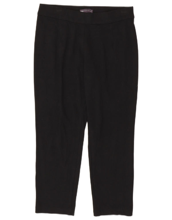 Женские зауженные капри Marks & Spencer UK 12 Medium W30 L22 черные