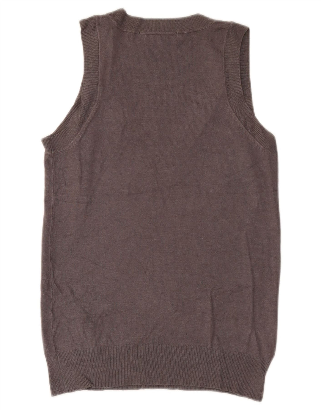 Женская майка Zara Vest UK 12, вискоза среднего серого цвета