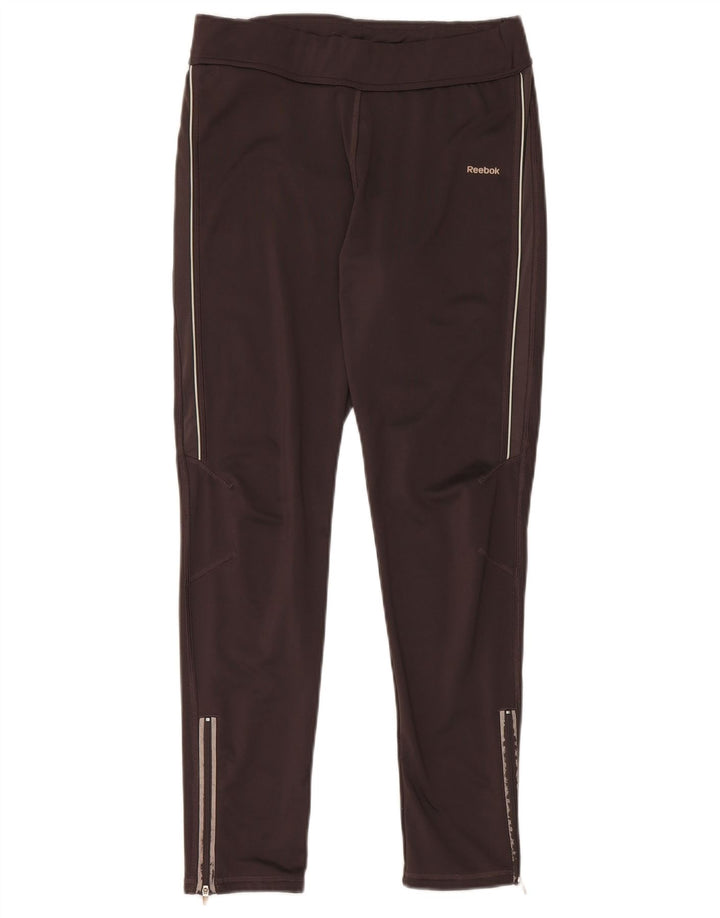 Женские леггинсы Reebok UK 16, большие коричневые, полиэстер
