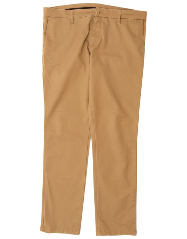 Мужские брюки-чиносы Carhartt W38 L34 бежевого цвета, хлопок