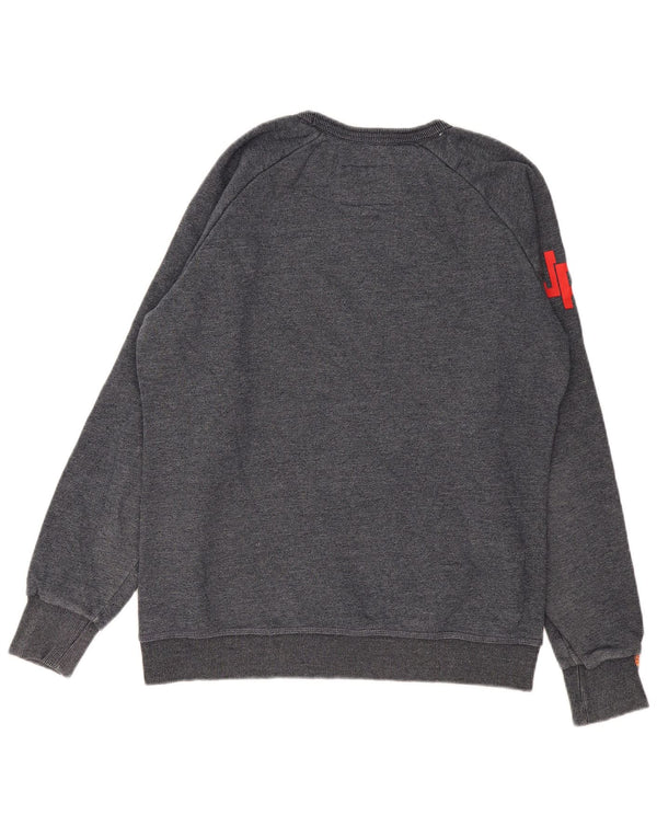 Мужской свитшот с рисунком Superdry 2XL, темно-синий, хлопок