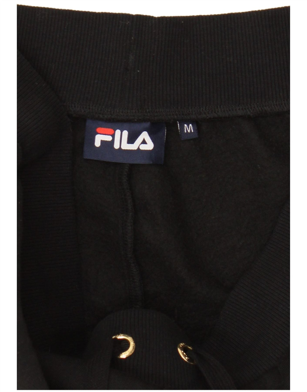 Fila Женские спортивные брюки с графическим принтом, джоггеры, Великобритания 12, средний черный