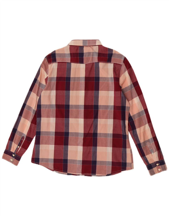 Женская рубашка стандартного кроя Wrangler UK 18 XL, хлопок в разноцветную клетку