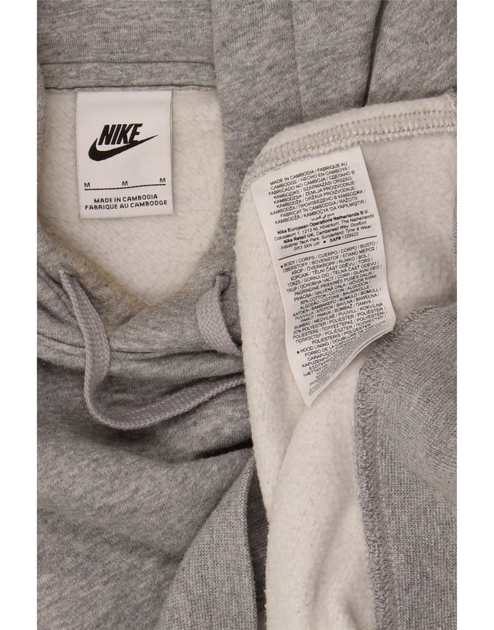 NIKE Mens Hoodie Jumper Medium Grey Cotton Vintage Nike and Second-Hand Nike from Messina Hembry 