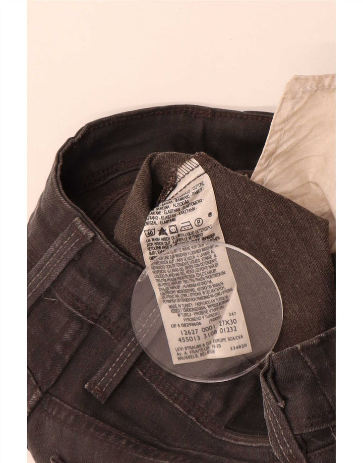Женские прямые джинсы Levi's W27 L30, серый хлопок