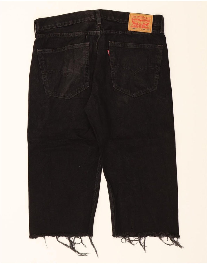 LEVI'S Mens 505 Capri Jeans W36 L19 Black Cotton Vintage Levi's and Second-Hand Levi's from Messina Hembry 