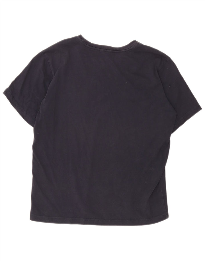 Женская футболка с рисунком Champion UK 14 Medium Navy Blue