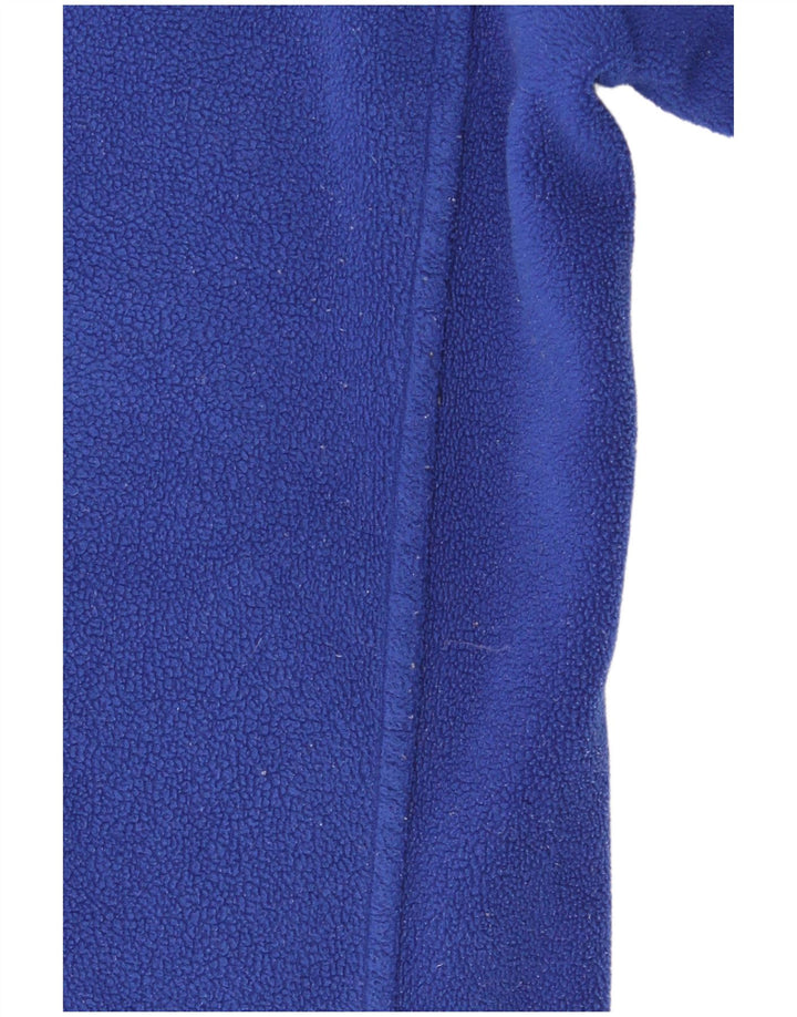 Женская флисовая куртка с графическим рисунком Calvin Klein UK 10, маленькая синяя с цветными блоками