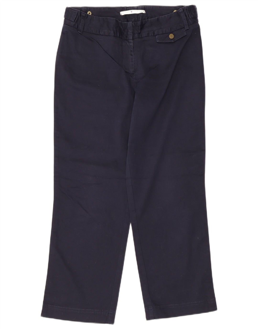 Женские укороченные брюки Tommy Hilfiger US 10, большие W32 L25, темно-синие