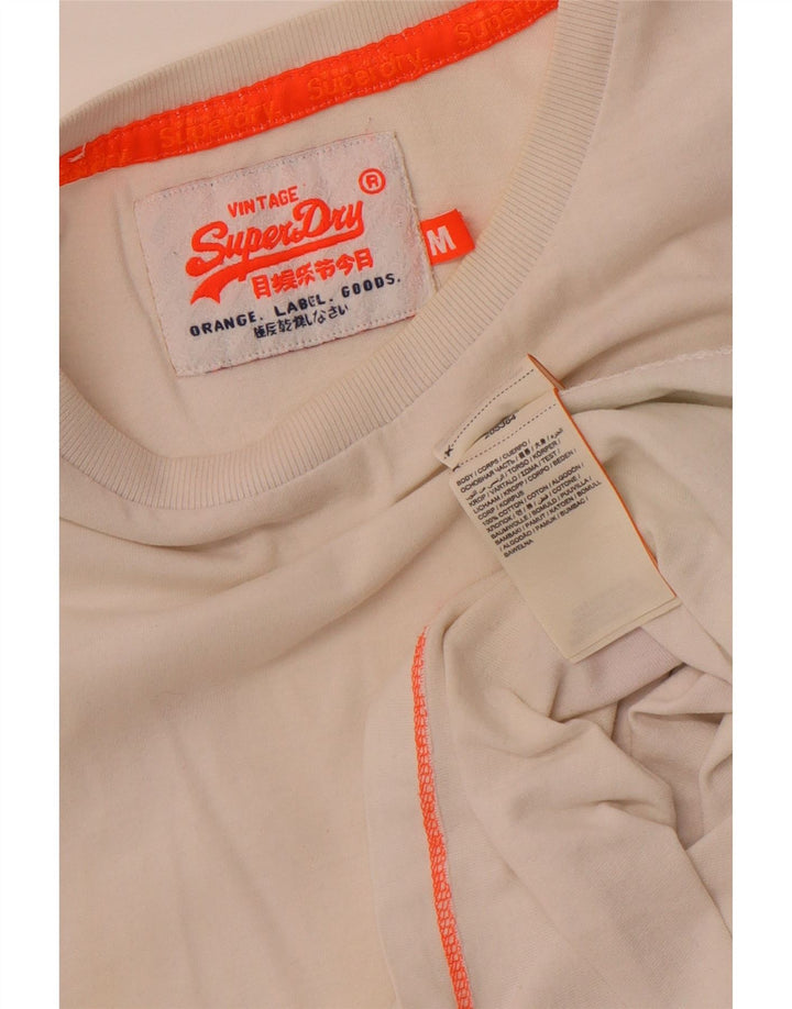 Superdry Мужской хлопок среднего размера белого цвета