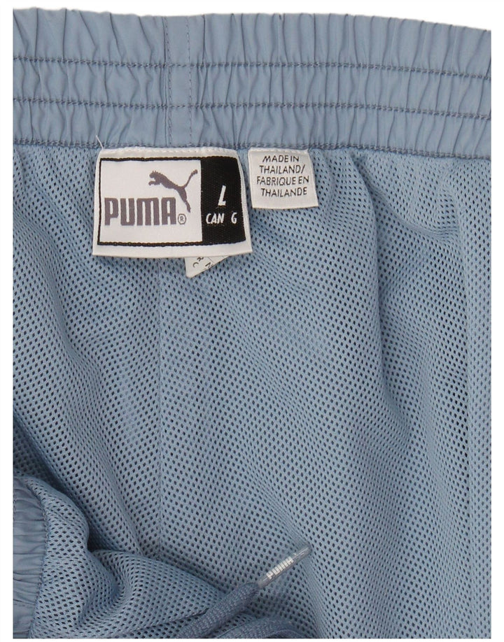 Мужские спортивные брюки PUMA, большие синие, полиэстер