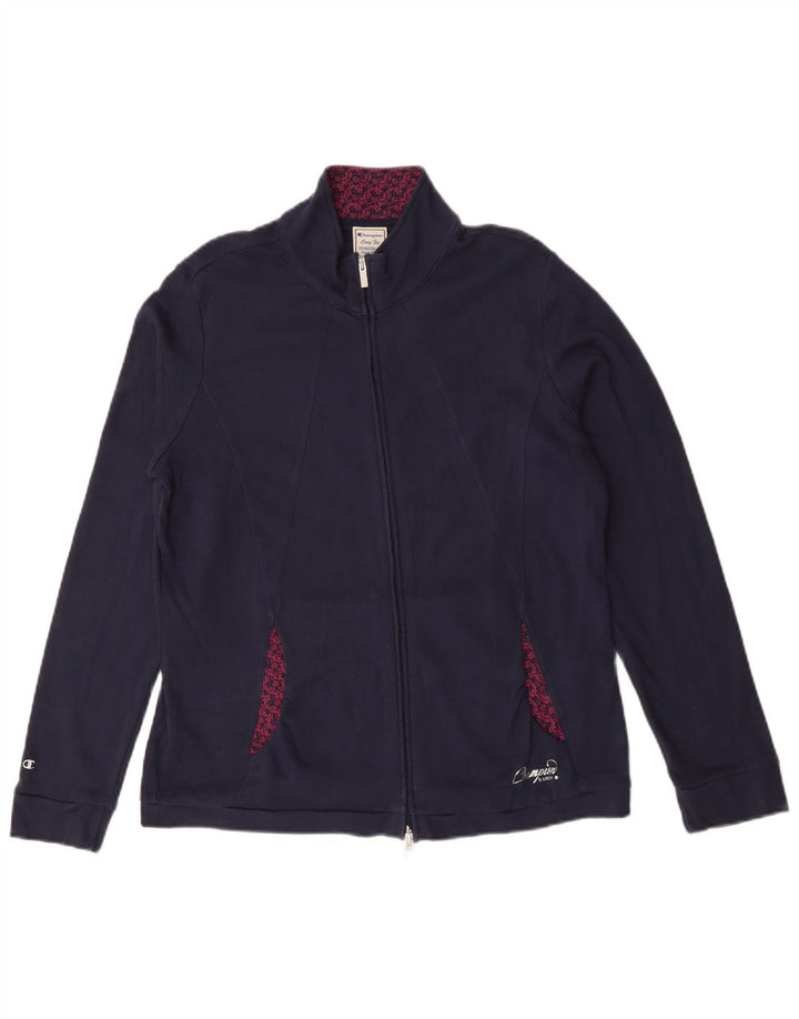 Женский спортивный костюм Champion Easy Fit, верхняя куртка UK 14, средний темно-синий хлопок