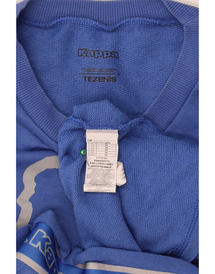 Женский укороченный свитшот с рисунком Kappa Tezenis UK 14, средний синий