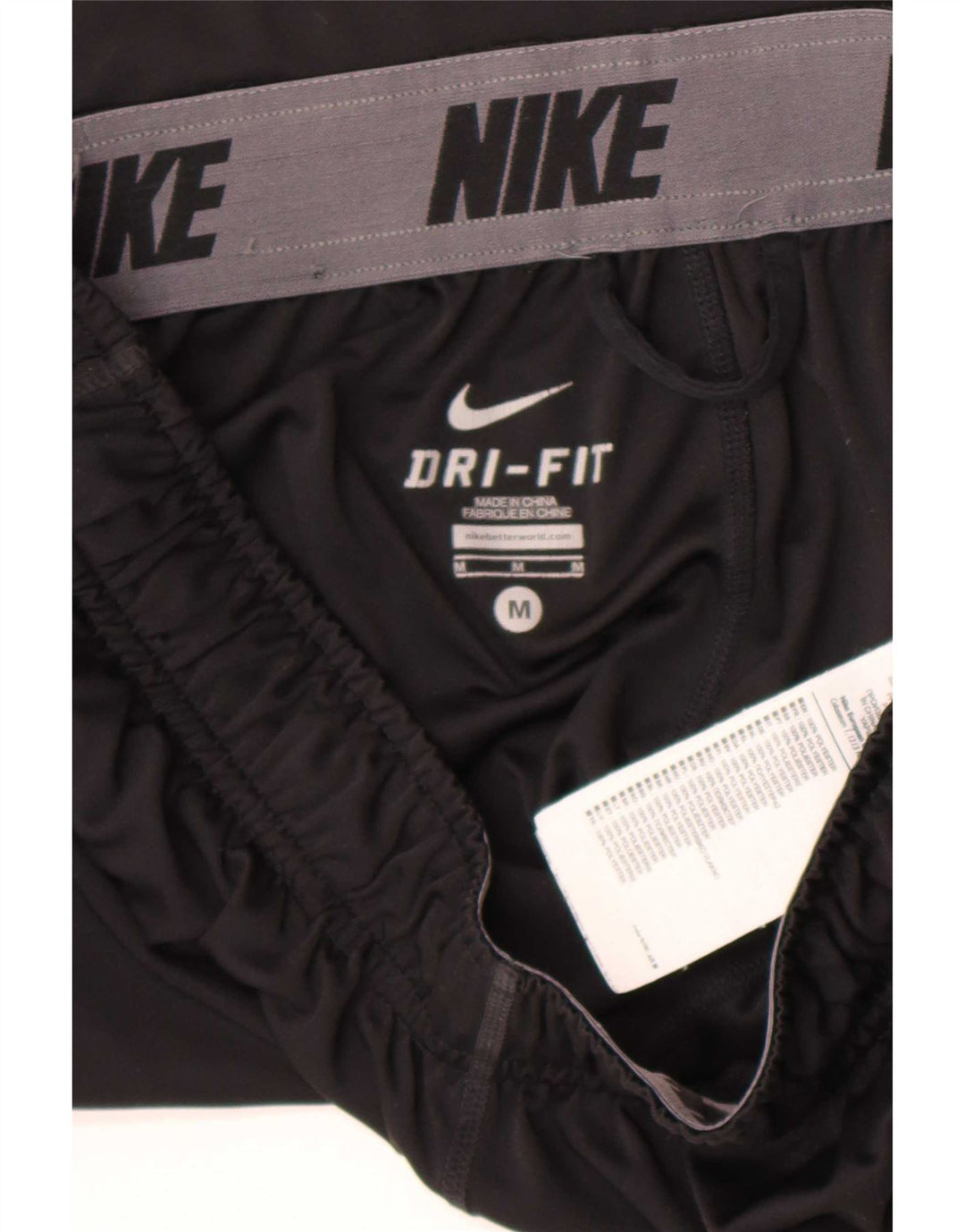 Мужские спортивные шорты Nike Dri Fit, средний черный полиэстер