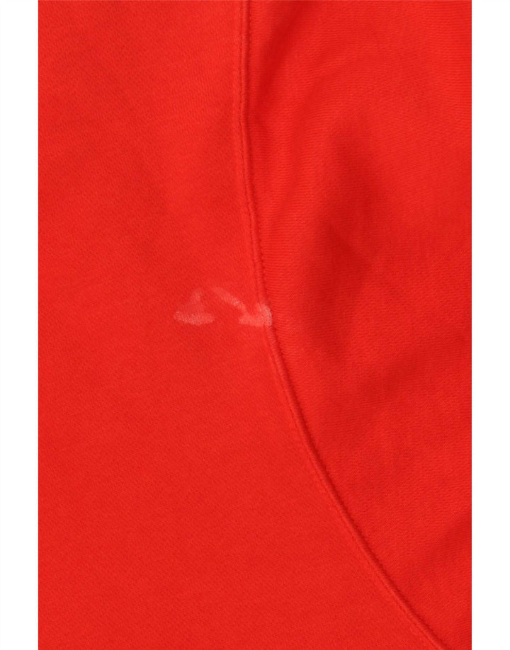 Мужской свитер свободного кроя Nike, хлопковый джемпер среднего красного цвета