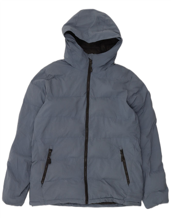 Мужская утепленная куртка Musto с капюшоном UK 38, средний синий полиэстер