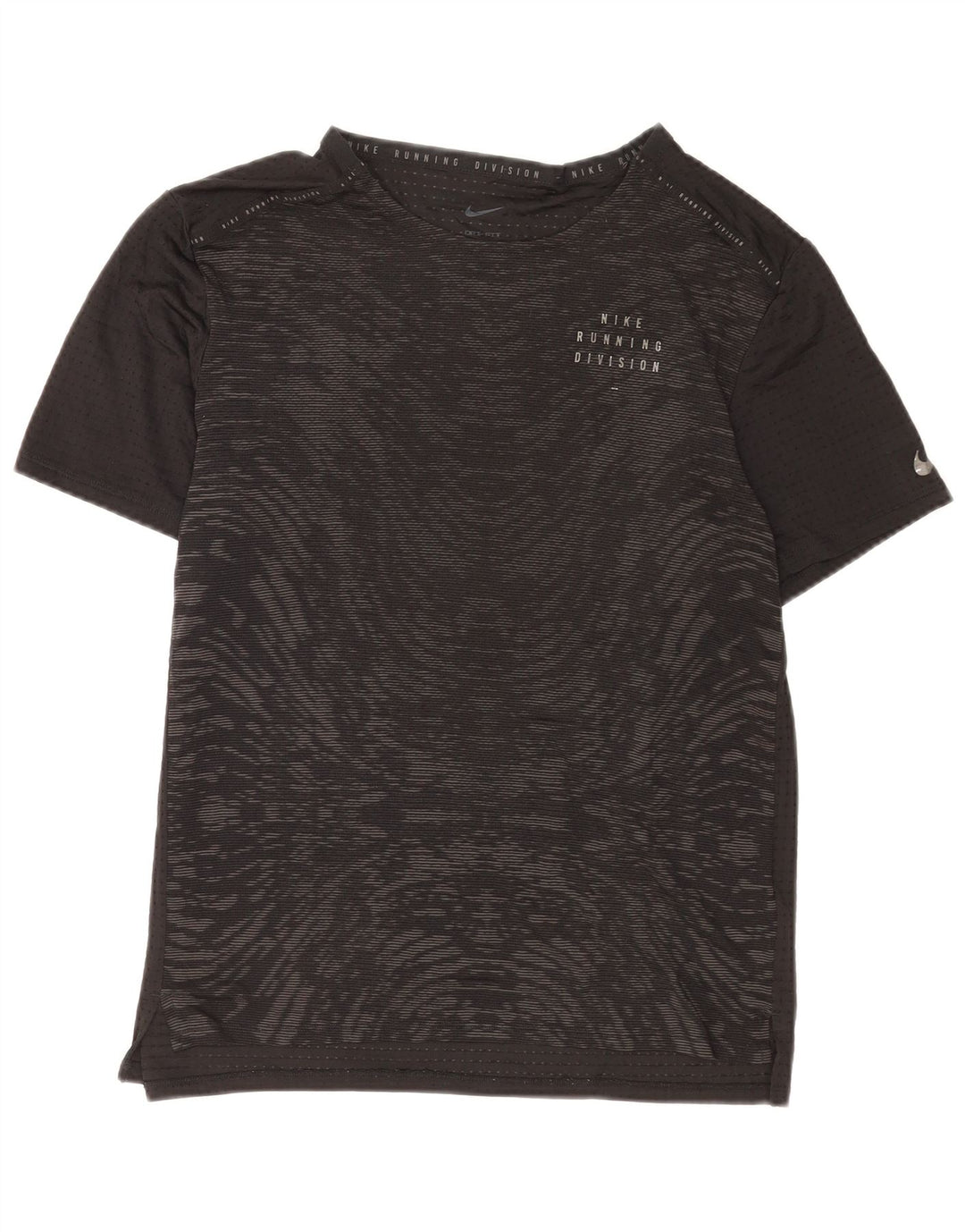 Женская футболка с абстрактным узором Nike Dri Fit UK 14, большая черная