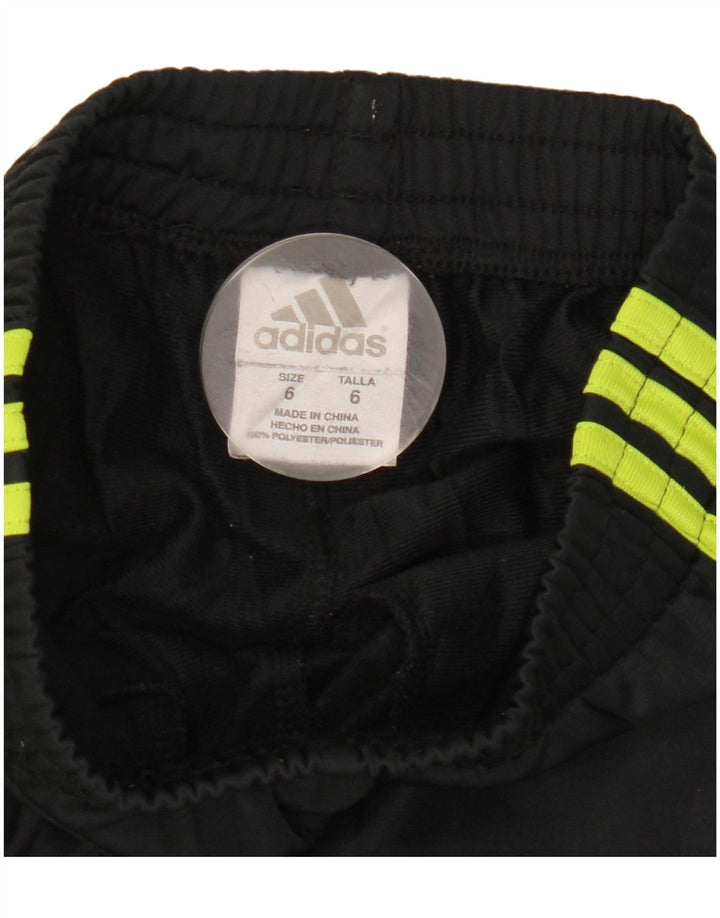 Спортивные брюки Adidas для девочек 5-6 лет, черный полиэстер