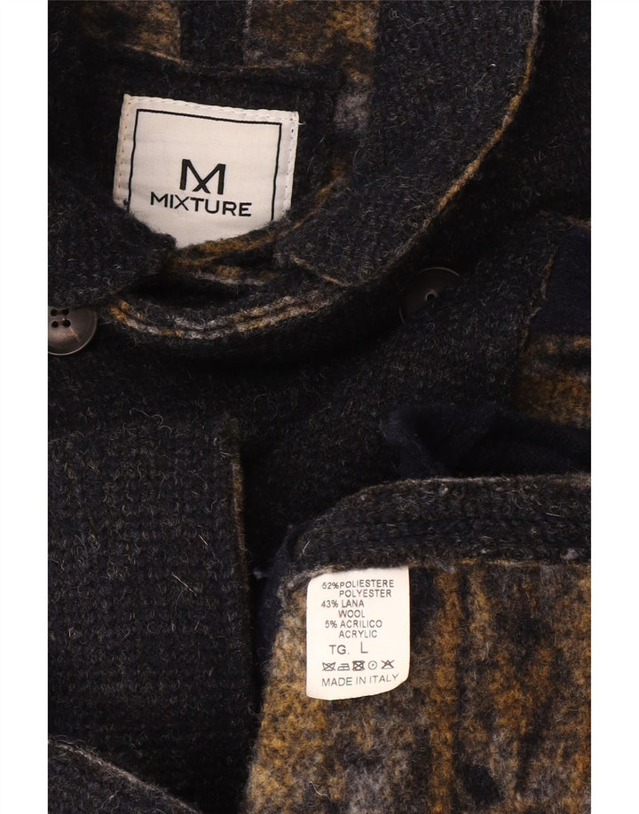 Мужское полупальто Mixture UK 40, большой темно-синий полиэстер