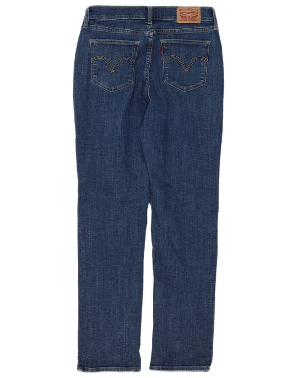 Женские прямые джинсы классического кроя LEVI'S W27 L28, синий хлопок