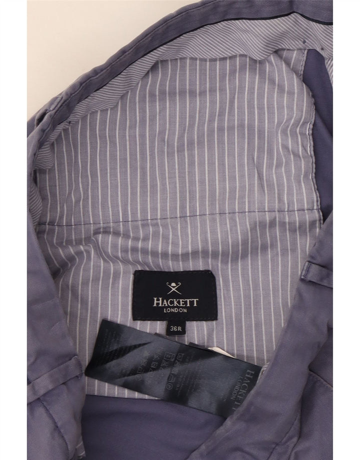 Hackett Мужские прямые костюмные брюки W36 L32 Темно-синие хлопковые