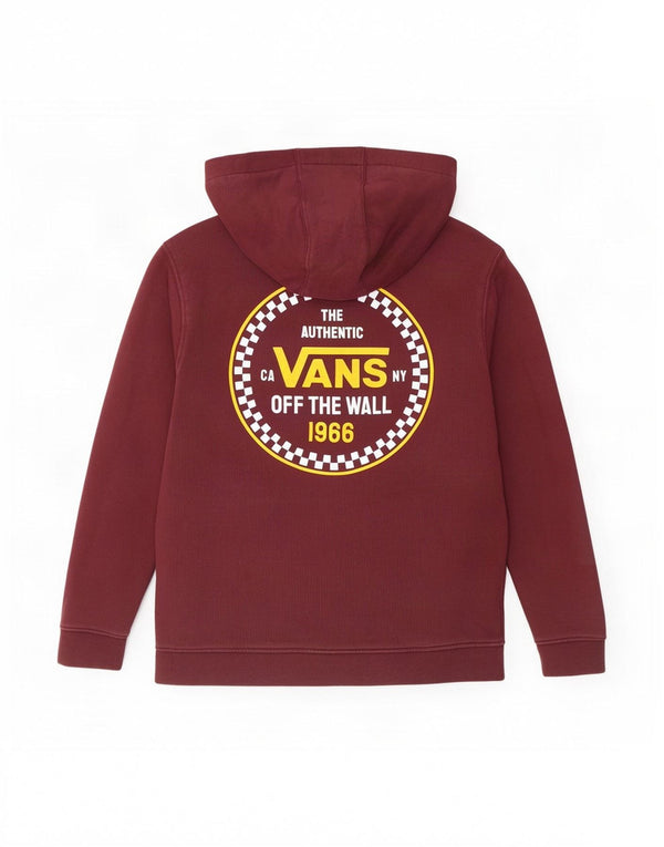 Джемпер с капюшоном Vans для мальчиков, 10–11 лет, средний бордовый, хлопок