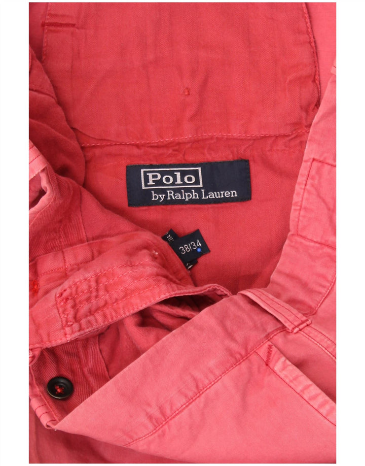 Мужские прямые брюки чинос POLO RALPH LAUREN W38 L30, розовый хлопок