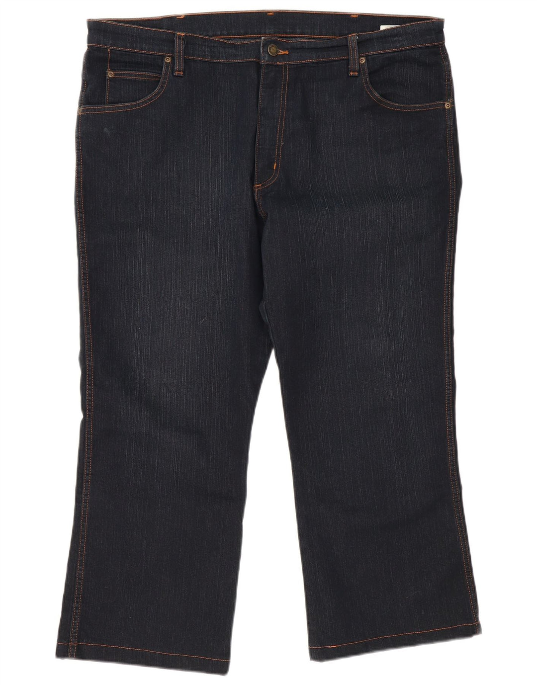 Мужские укороченные джинсы WRANGLER Bootcut W38 L25, темно-синий, хлопок