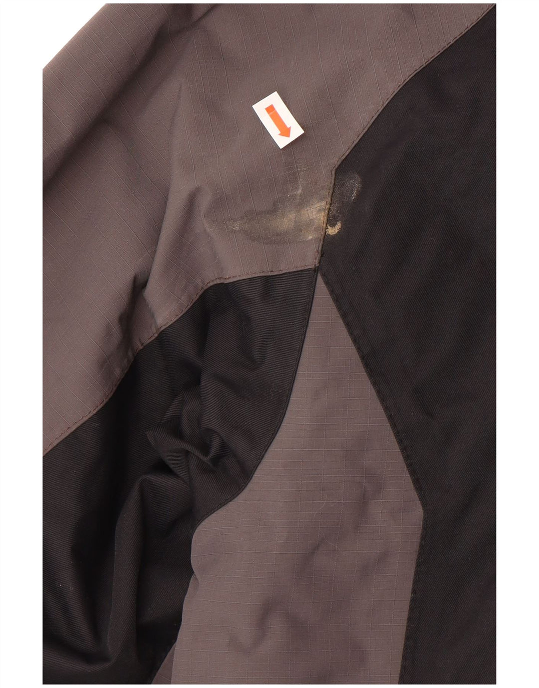 Мужская лыжная куртка Helly Hansen с капюшоном UK 36, маленькая серая, полиамид с цветными блоками