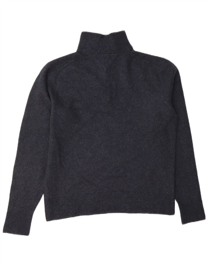 Мужской свитер Tommy Hilfiger с воротником на молнии 2XL, темно-синий, шерсть