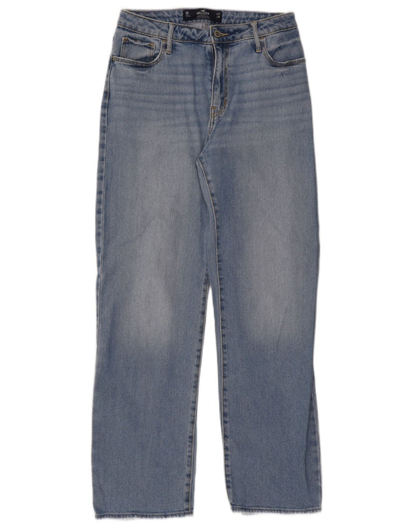 Женские прямые джинсы Hollister Dad с высокой посадкой, США 5, маленькие W27 L30, синие