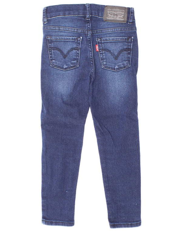 Джинсы суперскинни Levi's Girls 720 с высокой талией 3–4 года W20 L16, синие