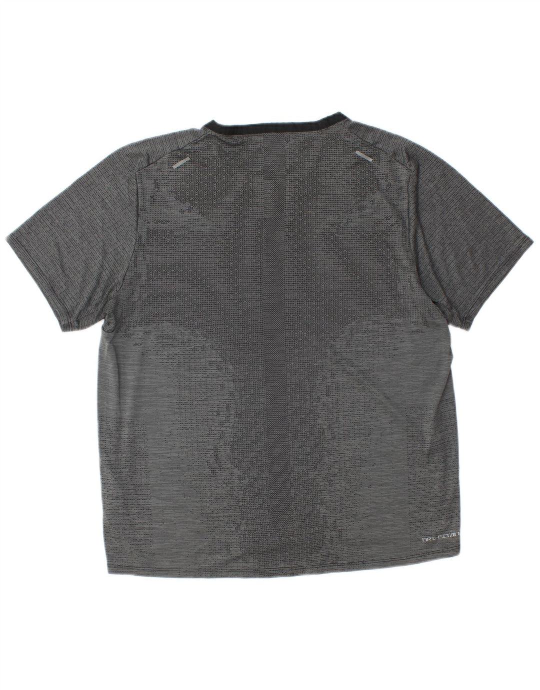 Мужская футболка Nike Dri Fit, большой серый полиэстер