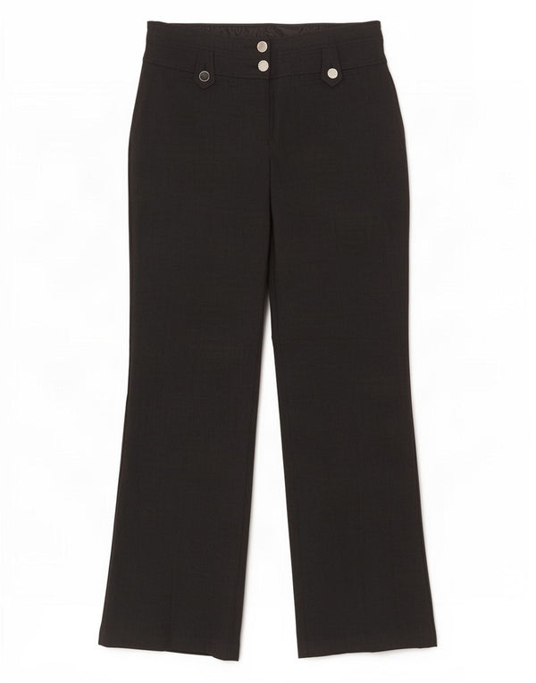 Женские повседневные брюки Marks & Spencer Bootcut UK 12 Medium W30 L32, черные