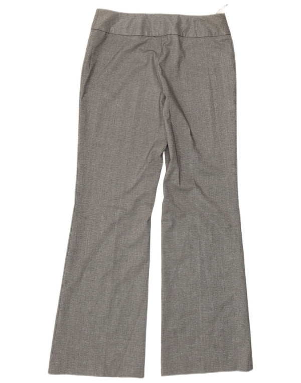 Женские костюмные брюки Oasis Bootcut UK 10, маленькие W30 L32, серебристый полиэстер