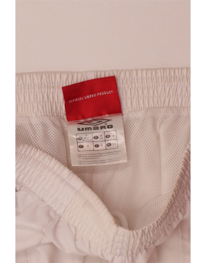 Мужские спортивные шорты-бермуды UMBRO UK 38/40, средний белый полиэстер