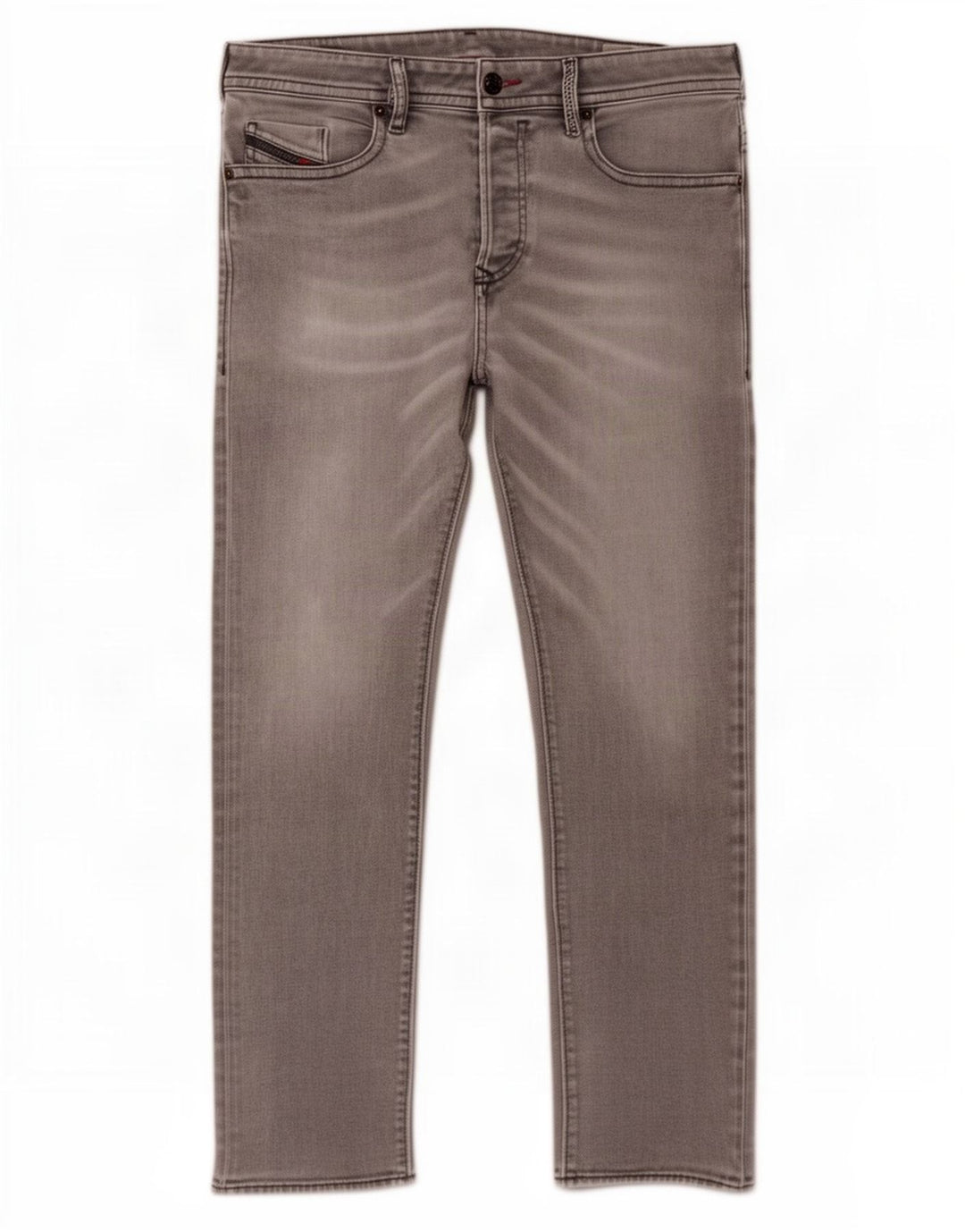 Мужские зауженные джинсы Diesel Buster Regular W31 L29, серые, хлопковые