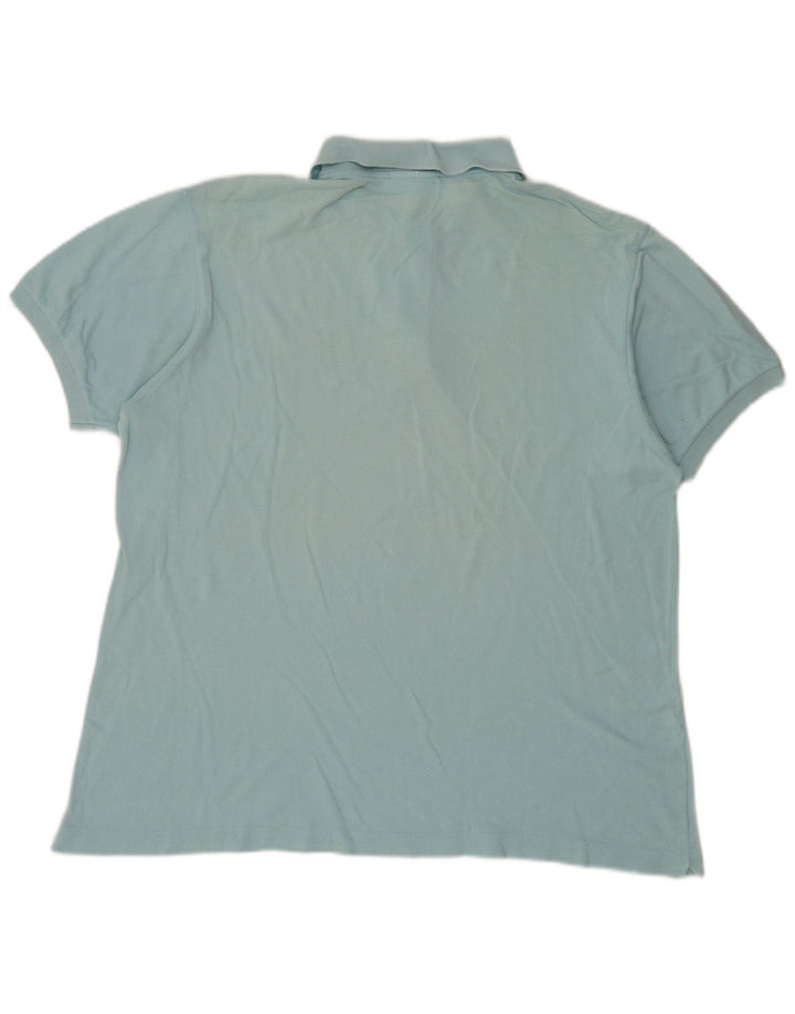 Мужская рубашка-поло Lacoste, размер 6 XL, синяя, хлопок