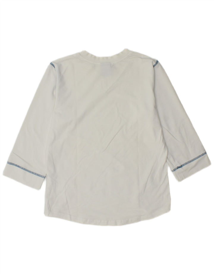 Женский топ Nike с рукавом 3/4, Великобритания, 14/16, большой белый