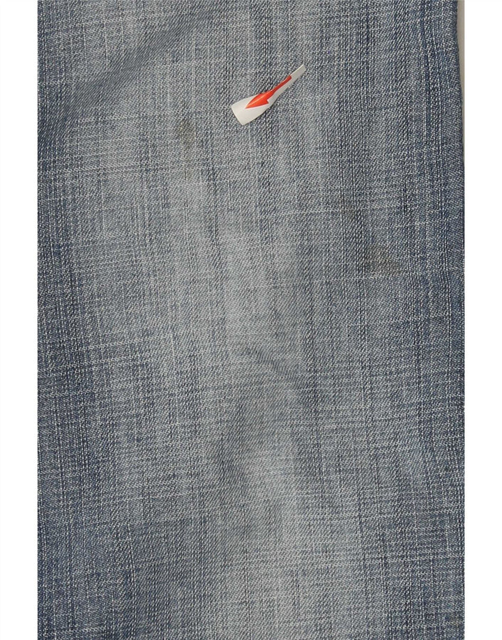 Мужские прямые джинсы Wrangler стандартного кроя W32 L32, синие, хлопок