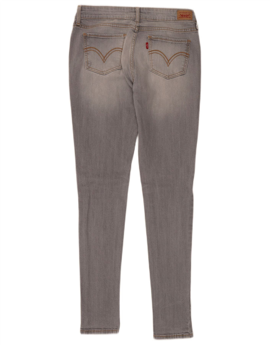 Женские леггинсы скинни LEVI'S 535 W30 L32 Серый хлопок