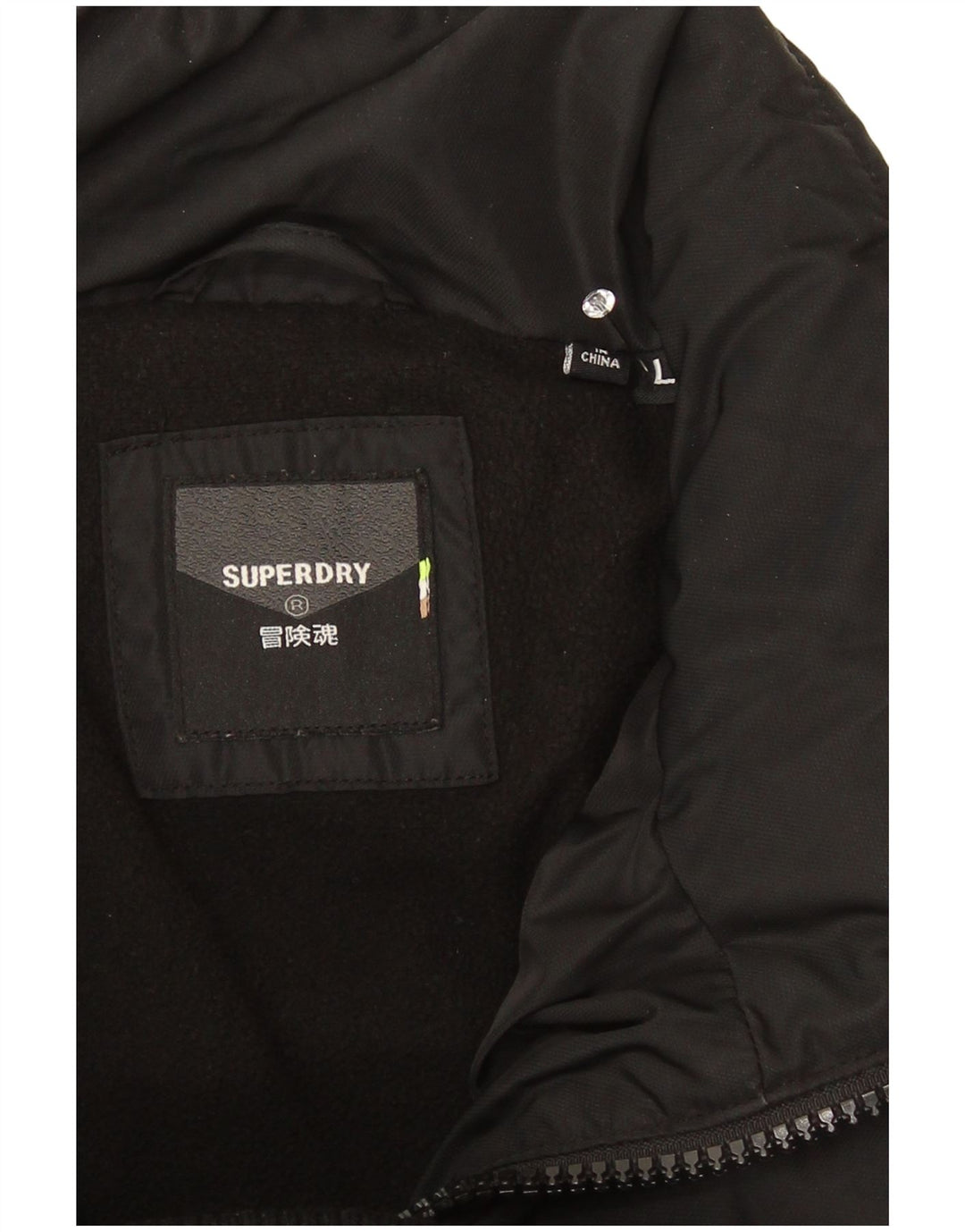 Мужская утепленная куртка Superdry UK 40, большой камуфляжный полиэстер цвета хаки