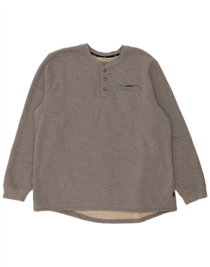 Мужской джемпер Lee Regular Fit 2XL, серый хлопок