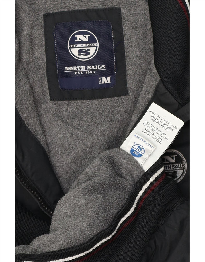 Мужская куртка-бомбер North Sails UK 38, средний черный в полоску, полиамид